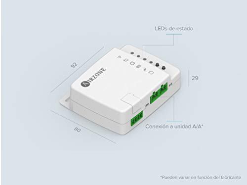 AIRZONE – Aidoo WiFi Control for Air Conditioning – Compatible with FUJITSU 3 Wires AZAI6WSCFUJ – Remote AC Control and App Scheduling – Works with Google Home and Alexa