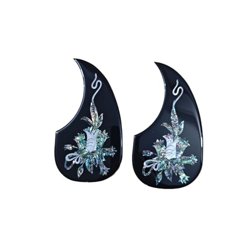 Pickguard de guitare épaissi antichoc plaque en coque naturelle rigide