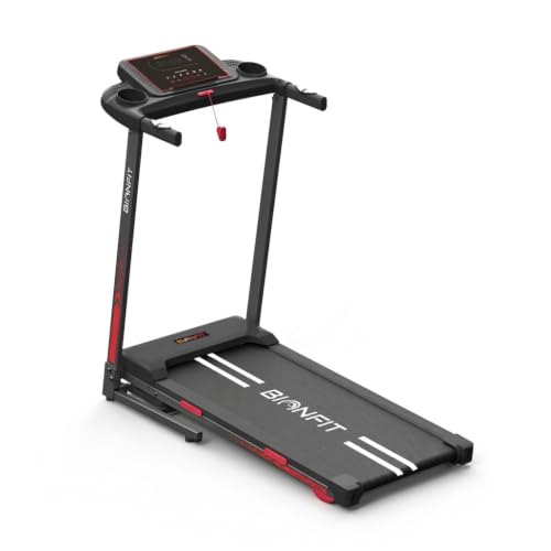Image of BIONFIT Cardio-X8 Treadmill for Home Gym, 5 HP BLDC Motor, Auto Incline, Shock Absorption, Heart Rate Monitor, 130 Kg Weight Capacity, Hydraulic Foldable Running Machine