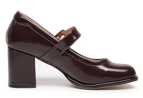 Image of VenusCelia Women's Mary Jane Pump Heeled Shoe
