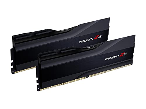 G.Skill Trident Z5 Series (Intel XMP) 32 GB (2 x 16 GB) 288-pin SDRAM DDR5 6400 CL32-39-39-102 1,40 V Dual Channel Desktop Memory F5-6400J3239G16GA2-TZ5K (nero opaco)