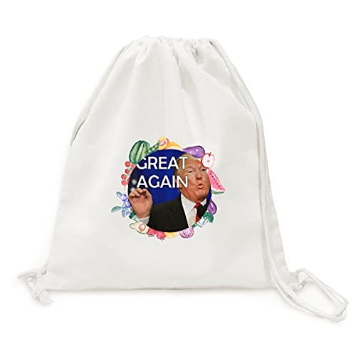 Sac en tissu pliable Trump pour transporter facilement les fruits et légumes lourds