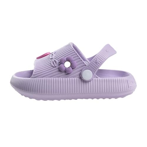 bebe Girls' Sandals - Comfortable Slides for Kids, Slip on Shoes for Girls (Toddler)3