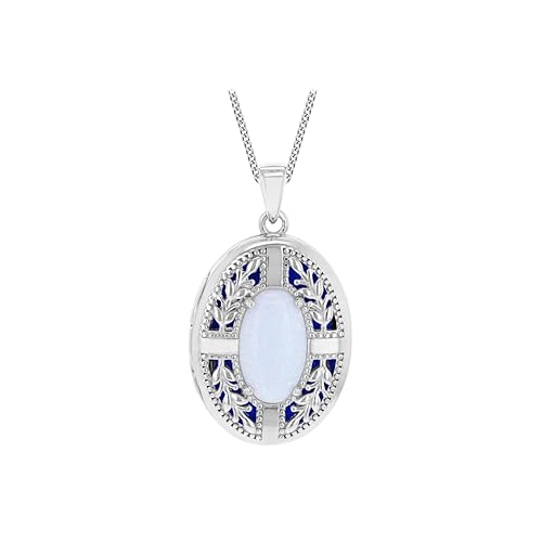Médaillon ovale argent et opale à porter au quotidien avec un style chic
