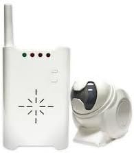 Wireless Annunciator Kit, Alarm System, Infrared, 2000 ft Range, 418MHZ, 9V Battery, AC Adapter