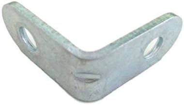 (16PC) LB-1.ZP Corner Brace L Corner Bracket 1 X 1 Zinc Plated