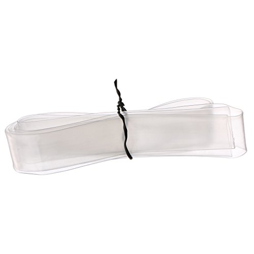 gazechimp Luva Transparente Clara 13mm X 1m Do Fio Do Cabo Do Envoltório Do Tubo Do Psiquiatra Do Ca