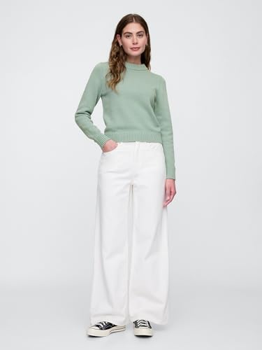 Image of Gap Women's High Neck Cotton Crew Sweater