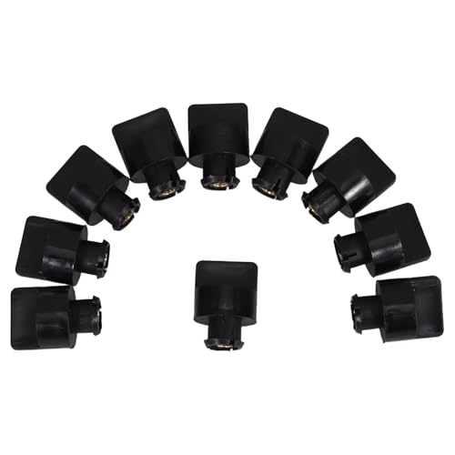 MAGICLULU Écrous de Blocage Réglage Rapide et Retrait Facile en Plastique Noir 10pcs Accessoires de Remplacement pour Couvercle de Filtre à Air de Tronçonneuse pour Chaîne à Gaz