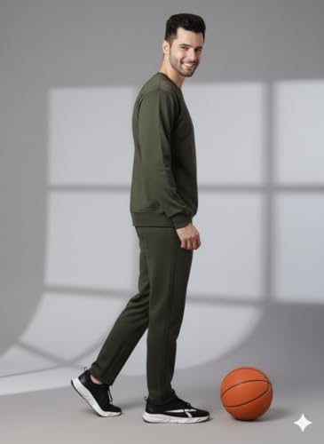 Image of Mack Jonney Graphic Print Track Suit for men | Co-ord Set | Warm Fleece Tracksuit Set | Full Sleeve Sweatshirt