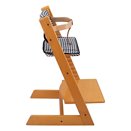 Image of JYOKO Kids Cushion Made Cotton 100% Compatible with Stokke Tripp Trapp high Chair (Vichy)