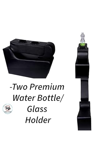 Image of Decode XL6 Center Seat Armrest Console | Extra Middle Seat with Bottle Holder | Wooden Storage Console for Maruti Suzuki XL6 | No Drilling Installation | Interior Car Accessories.
