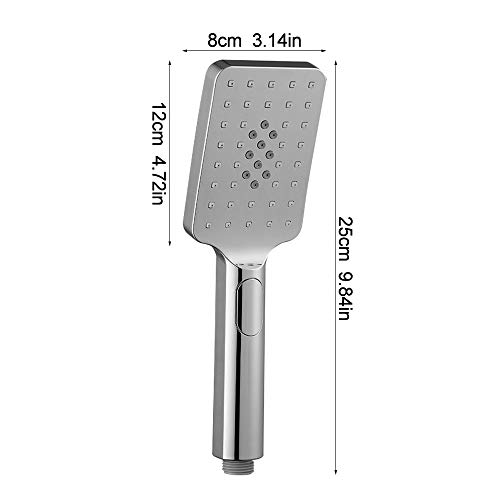 Pommeau de douche à main haute pression pour un spa à la maison avec jet puissant chrome