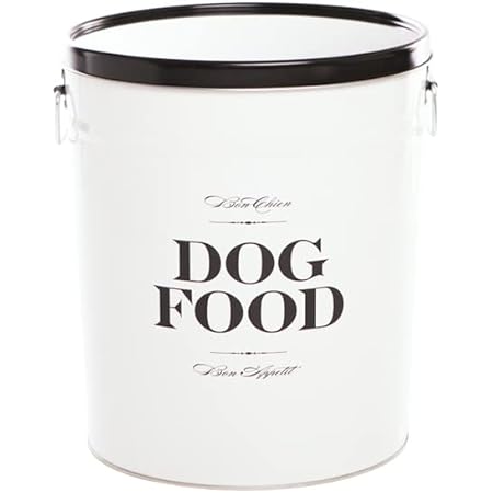 Harry Barker Bon Chien Dog Food Storage Canisters, Large 40lbs of Food