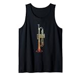 Este diseño de trompeta vintage es un gran regalo musical para un trompetista, trompetista y amante de la música de jazz. Se puede usar en clases de trompeta en una escuela de música para un profesor de trompeta o para los amantes de la trompeta.
