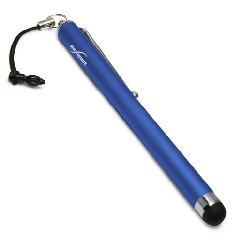 BoxWave Stylus Pen Compatible with Dell Venue Pro (Stylus Pen by BoxWave) - Capacitive Stylus, Rubber Tip Capacitive Stylus Pen for Dell Venue Pro - Lunar Blue