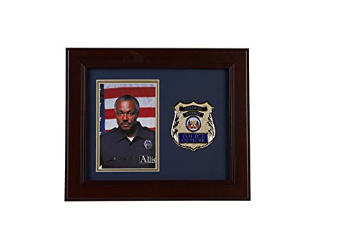 Allied Frame US Police Officer Medallion Portrait...