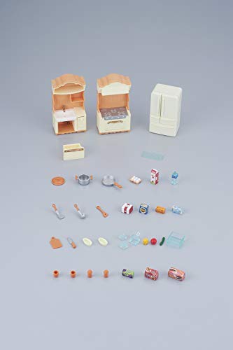 Sylvanian Families 5341 Landhaus Küche mit Kühlschrank - Puppenhaus Einrichtung Möbel – Bild 4