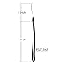 XinwaY Hand Wrist Strap Lanyard for USB Flash Drives, Cell phone, Keys, Keychains, Mp4, Mp3 10 Pack (Black)