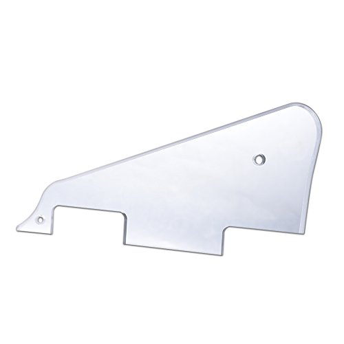 KKmoon Guitarra elétrica Pickguard Scratch Plate para peça de reposição estilo Gibson Les Paul Silve