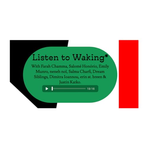 『sheetZine: Poems in solidarity with Palestine (from Waking in the Dark sheetZine project)』のカバーアート