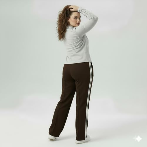 Image of DIAZ Women's Top & Jogger Set | Stylish Co-Ord Set for Women |Top & High Waist Jogger Pants Set for Ladies | Stretchable Cotton Gym Wear, Activewear & Loungewear Tracksuit|women top jogger set