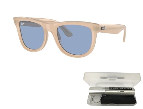 Ray-Ban RBR502S Sunglasses Bundle: RBR 502S WAYFARER REVERSE 678072 Wayfarer Reverse Opal Beige/Ho and Eyewear Cleaning Kit2
