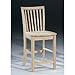 International Concepts Mission Stool24inch Seat Height