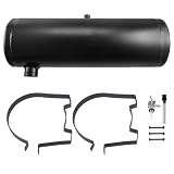 6 x 20' Minibike Gas Tank Aluminum Cylinder Center Fill 2.2 Gallon - Black