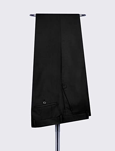 Men's 2 Pieces Suit Double Breasted Business Formal Wedding Prom Tuxedo Jacket & Pants Set3