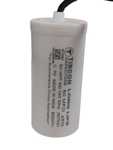 Image of 50 MFD 440 VAC CAPACITOR FOR SUBMERSIBLE (PACK OF 1)