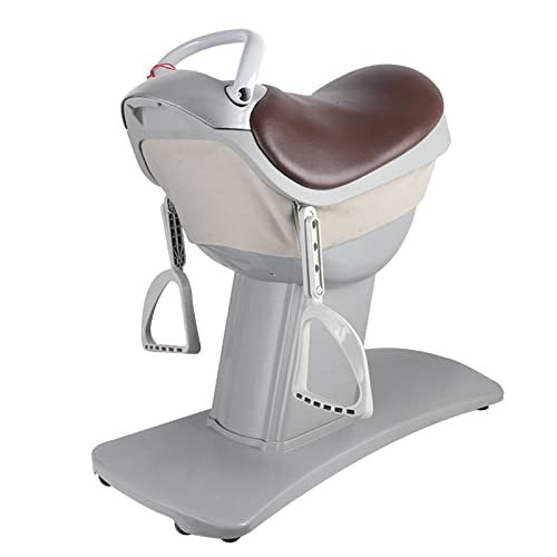 Máquina eléctrica de equitación, entrenador multifuncional para modelado corporal y ejercicios abdominales con vibración, para pérdida de peso (color marrón)