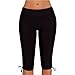 Produktbild Damen-Sportbekleidung Wear Zum Tauchen Schwimmen Strand Sonnenbaden Surfen Und Laufen Damen Shorts Seitliche Kordelzüge Badeshorts Allgleiches Badeanzugunterteil Stitching Sport Yoga-Gymnastik-Klage