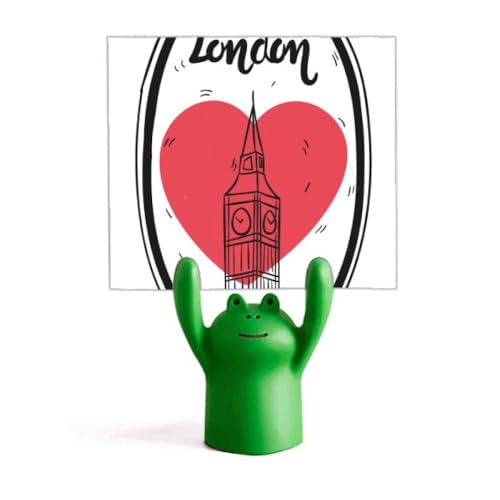 Support pour mémo grenouille thème London souvenir de Britain et Big Ben