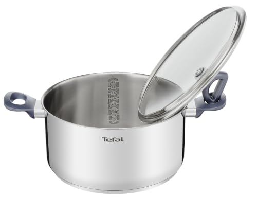Miniatura 10 de Tefal Cacerola Daily Cook 24 Cm - Cacerola De Acero Inoxidable, Base Reforzada, Aptas Para Todo Tipo De Cocinas Incluido Inducción, Gran Conductividad Y Resistencia Con Materiales Reciclados