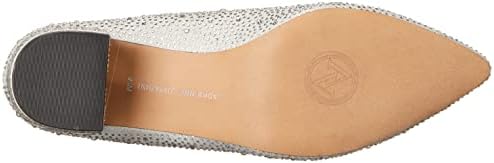 Adrienne Vittadini Women's Fiona Pump, Silver, 7.5 | Image 3