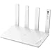 Produktbild Huai1988 Honor Router 3, Honor Ehren Router 3 Dualband Gigabit WLAN Router Wi-Fi 6+WLAN Router 1000Mbit/s Dual Core 2976Mbps WiFi Router Vier Antennen 4 WAN/LAN-Anschluss IPv6, Weiß
