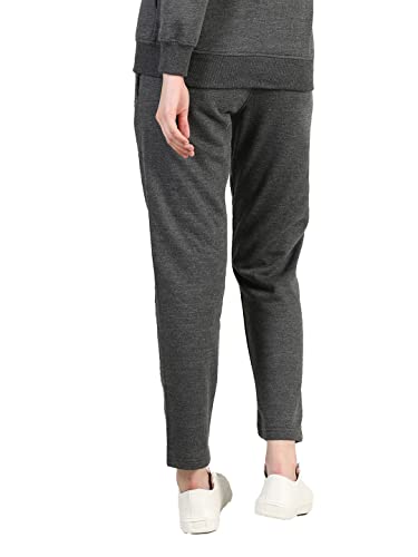 Image of CHKOKKO Women High Rise Gym Wear Sports Fitness Relaxed Track Pant