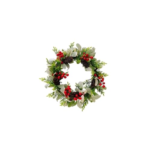 Couronne de noël de haute qualité, décoration suspendue extérieure