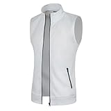 Didadihu Ärmellos Weste Herren Gefüttert Plüsch Fleeceweste Arbeitsweste Stehkragen Softshell...