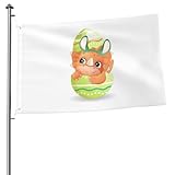 Double-Sided Cute Graffiti Halberd Dragon Flag 2x3 Ft Durable Outdoor Decorative Banner Polyester Funny Home Yard Flags