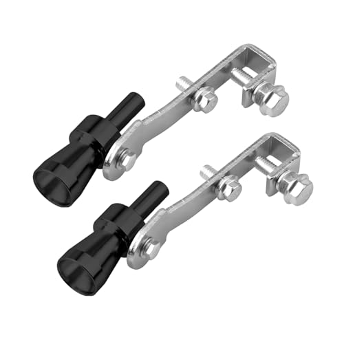Zpana 2PCS Car Turbo Whistle, Aluminum Alloy Vehicle Turbo Sound Exhaust Muffler Roar Maker, Auto