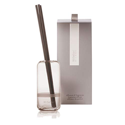 Difusor de varillas Millefiori Air Design ambientador para cápsulas de cristal gris