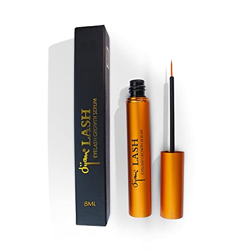 Dijan Eyelash Growth Serum - 8ml Cruelty-Free Lash Enhancing Serum for Longer Fuller Thicker & Voluminous Lashes - Advance Lash Treatment to Boost, Condition & Nourish Lashes with Natural Ingredients