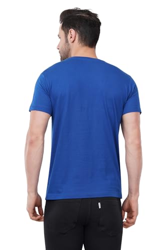 Image of Caseria Men's Cotton Printed T-Shirt -Dreams Keep Sleeping | 100% Cotton | Half Sleeves | Regular Fit | Printed | Round Neck | Graphic T Shirt