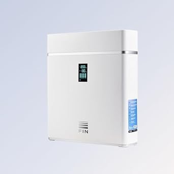 FIN Water Purifier EX (60 LPH) | High Flow Nanofiltration (NF) | Natural Mineral Retention | Low Water Wastage | DIY Filter Replacement | Water Quality & Filter Life Display | For TDS 200-300 ppm |