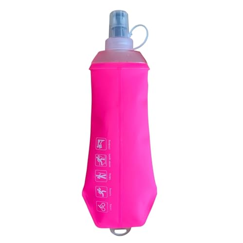 Botella de agua plegable – Termo suave de TPU para actividades al aire libre, ideal para maratón, correr, trotar, acampar y deportes de ciclismo