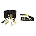 Klein Tools VDV001819 Tool Set, Cable Installation Test Set, Case, 6-Piece & VDV226-110 Ratcheting Modular Data Cable Crimper/Wire Stripper/Wire Cutter for RJ11/RJ12 Standard