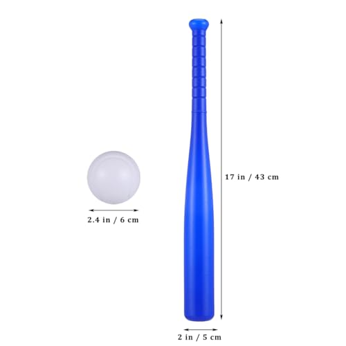 WOONEKY 6 Stück Kinder Baseball für Kleinkinder Outdoor Baseballspielzeug mit Schläger und Ball Sportspielzeug für Eltern Kind Aktivitäten