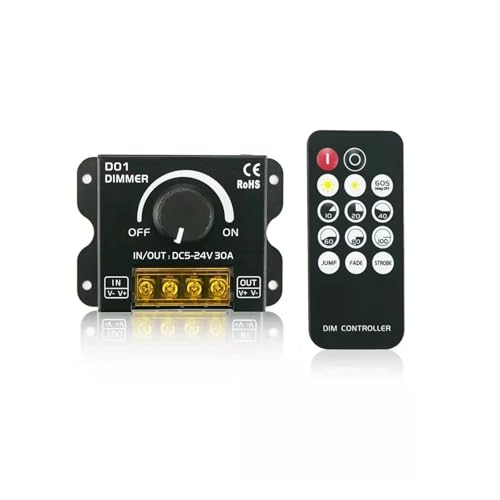 Bande lumineuse monochrome trop éblouissante ? Utilisez ce variateur 30A